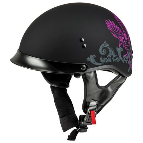 G-MAX HH-65 Full Dressed Corvus Half Helmet