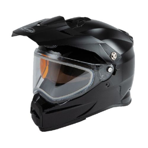 GMAX AT-21S Solid Dual Sport Snow Helmet - Double Lens