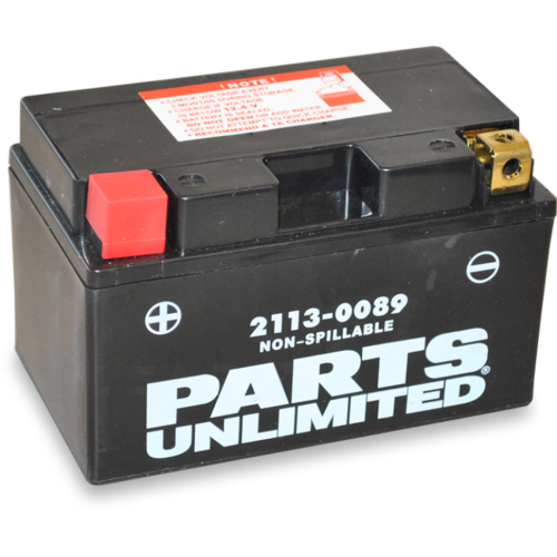 Parts Unlimited Factory-Activated AGM Maintenance-Free Battery - CTZ10S