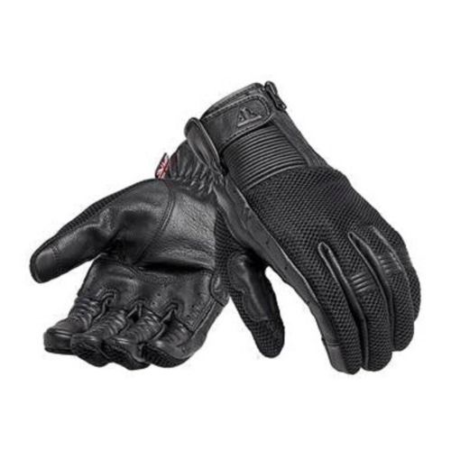 Triumph Black Raven Mesh Gloves
