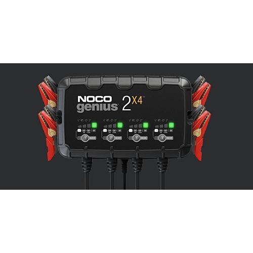 NOCO Genius2x4 4-Bank Battery Charger + Maintainer