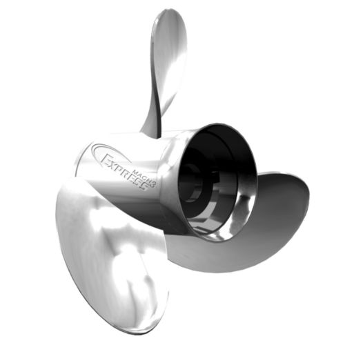 Turning Point Express Propeller Fits Honda, Fits Yamaha, Fits Suzuki - Stainless steel
